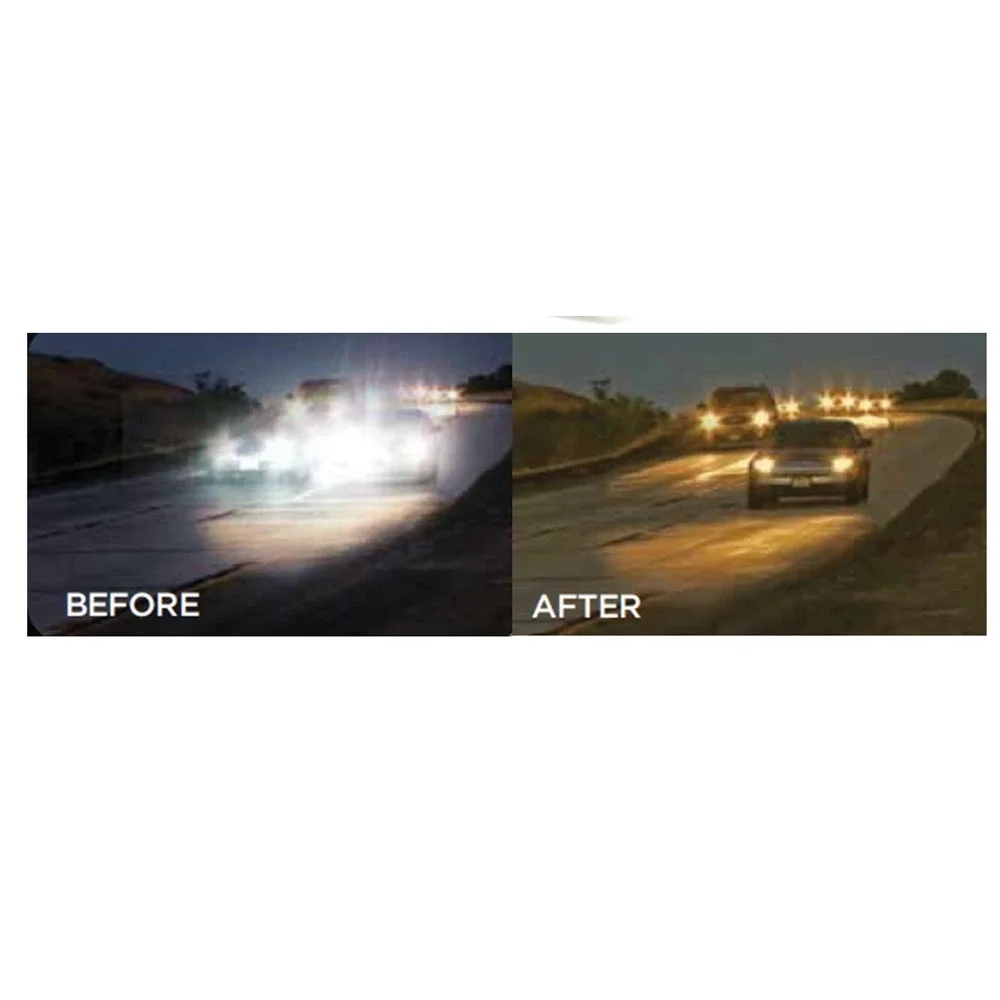 SOLAR SHIELDS‎ Night Drivers Fit Overs Blue Light Yellow Lens Black, Medium